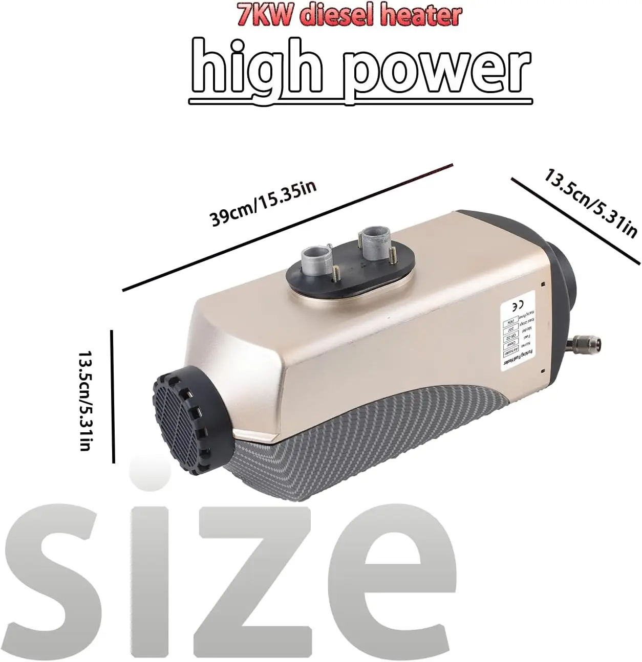 12V/24V 7KW/8KW/9KW New High Quality Car Diesel Parking Fuel Air Heater With LCD Switch For Cars,Trucks,RVs,Ships,Caravan