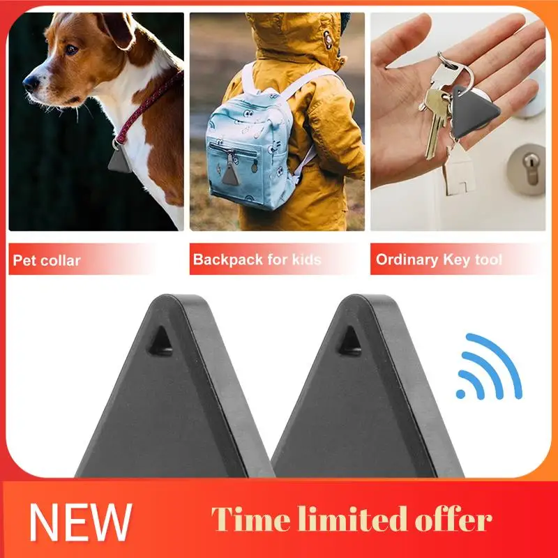 

A42T-Pet умный мини GPS трекер локатор для домашних животных анти-потеря водонепроницаемый Bluetooth трекер треугольный детский трекер для собак и кошек