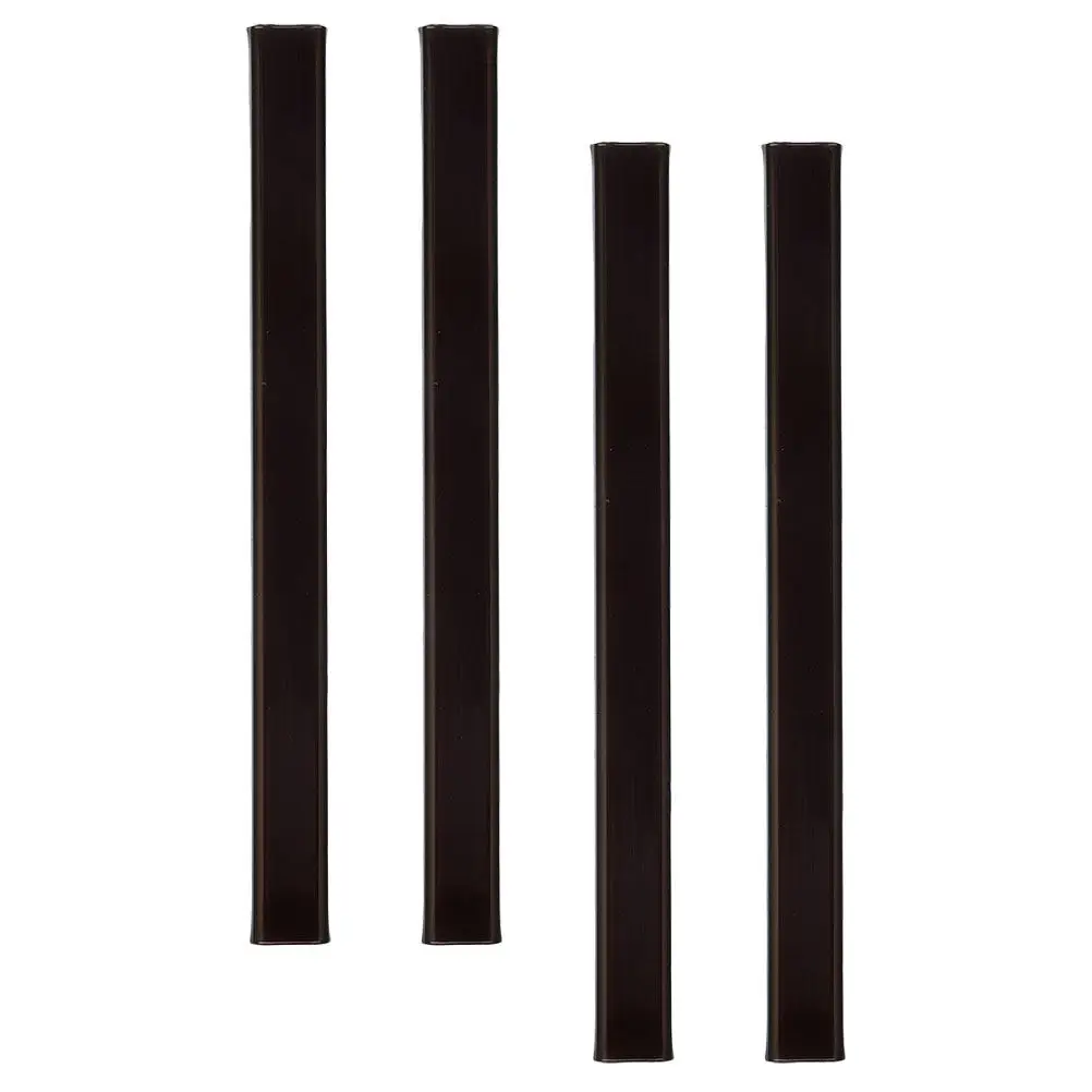 Cable Sleeves 4Pcs Adhesive Wire Protectors Plastic Cord Covers for Electrical Machinery Black