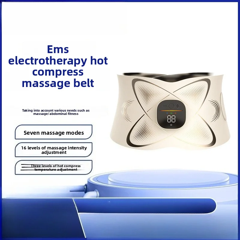 

Пояс для массажа талии и живота с красным светом, микротоковый EMS-массажер, прибор для горячего компресса, домашний прибор для коррекции фигуры