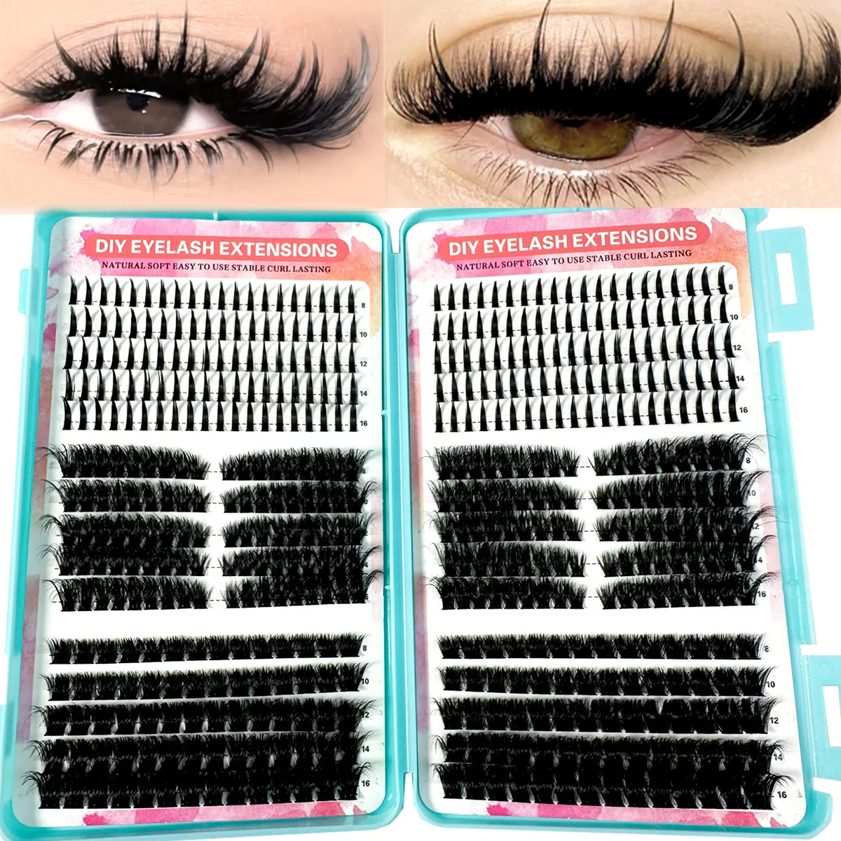 

Кластеры ресниц 80D 100D, шипы для ресниц, кластеры для объема, отдельные ресницы, сделай сам, острые наращивание ресниц, Mega кластерные ресницы