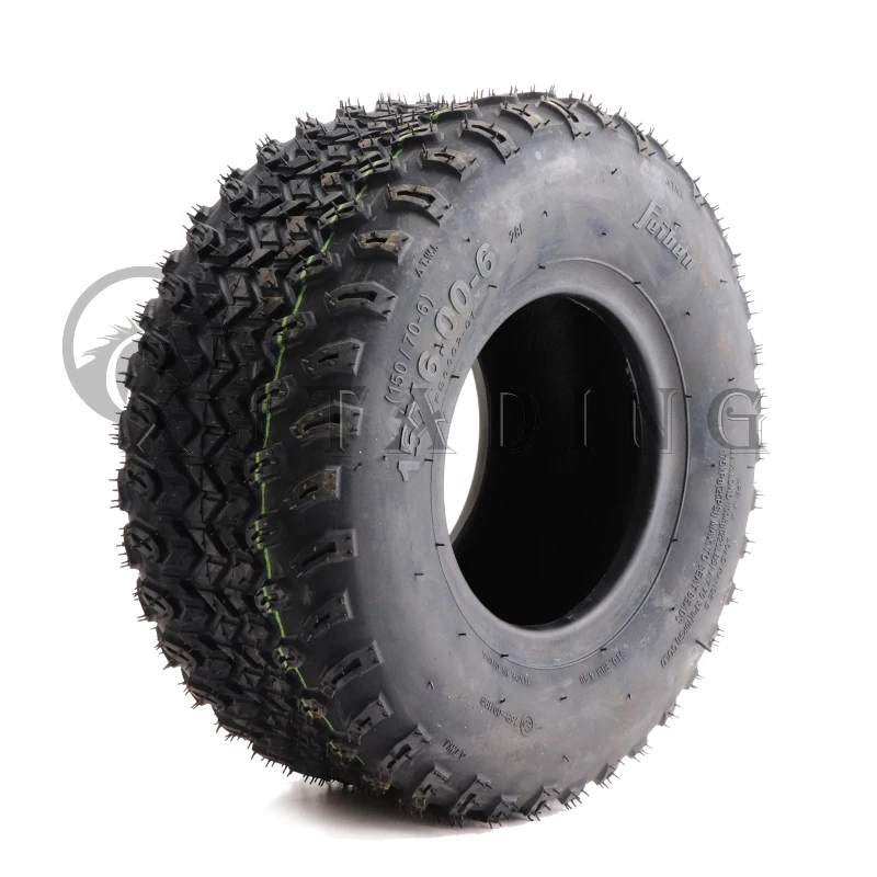 High quality 15x6.00-6 Tubeless tire For Lawn mower golf cart ATV Buggy Quad Bike Go Kart farm vehicle vacuum Tyre wheel parts