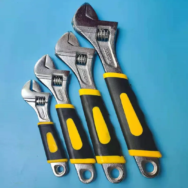 

Hardware Tools 8 Inch Movable Wrench 10 Inch Open Wrench with Handle Glove Handle Use More Large Wrenches Live Wrenches