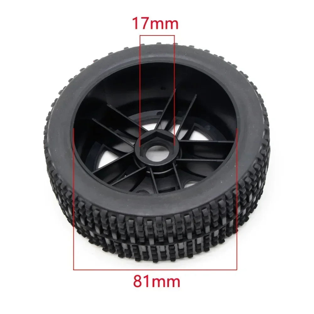 4 pièces 1:8 Off-Road opathy Soft opathy, Snow Cross-country Racing, Flat Running Grip, Bain opathy for HG Elasticity