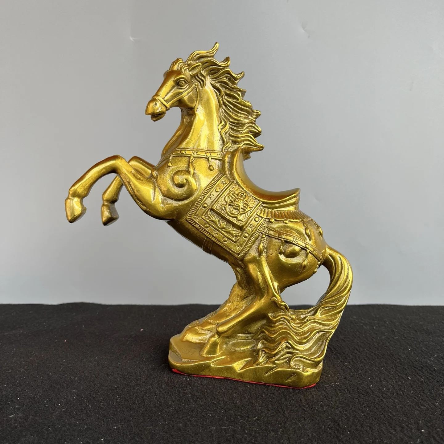 Brass Running Horse Statue immediate success upon arrival horse get rich Study Amass wealth Ornaments Town house