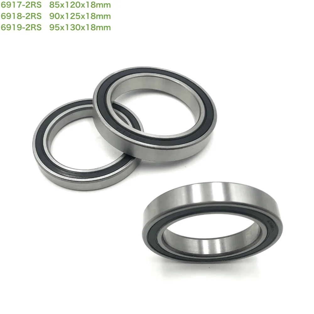 

6917-2RS 85x120x18mm , 6918-2RS 90x125x18mm , 6919-2RS 95x130x18mm RS Rubber Thin Wall Deep Groove Ball Miniature Bearing