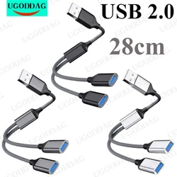 USB Splitter USB Charging Data &Transfer Cable Power and Multiple Device