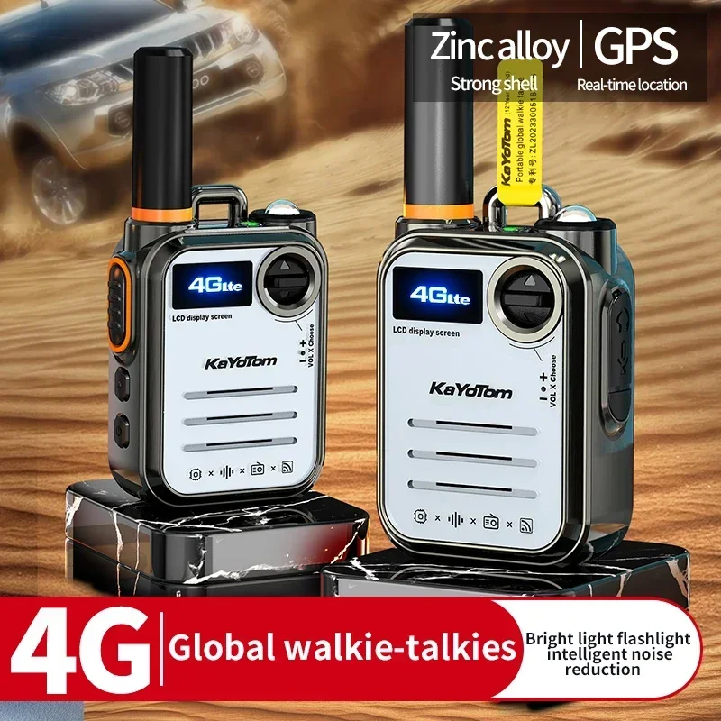 M22 4g handheld blau radio batterie betriebenes walkie talkie bluetooth transceiver langlauf ptt unterstützt zello ipx5 wasser