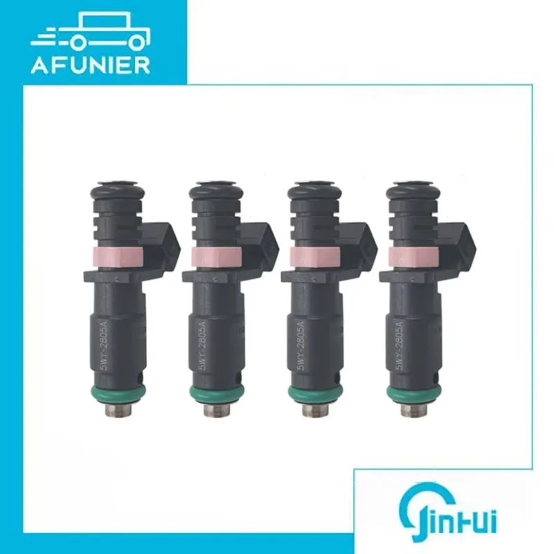 

4 шт. топливная форсунка для Hyundai Kia Pride OE No. :5WY-2805A,7163001198