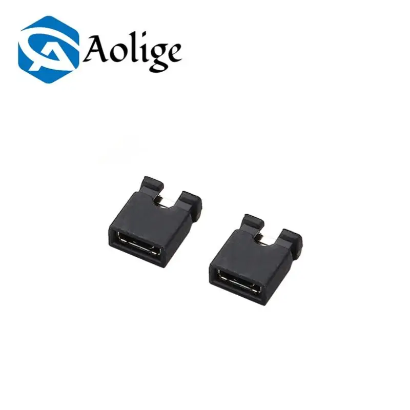 

100 pcs Jumper Caps with 2.0MM Pitch, Shorting Blocks, Connecting Blocks, Pin Header Connecting Blocks