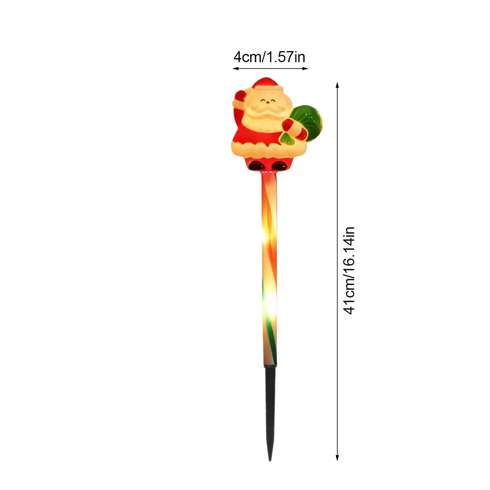 أضواء عيد الميلاد تعمل بالطاقة الشمسية 5 قطع إضاءة LED محيطة مقاومة للماء زينة عيد الميلاد الشمسية أضواء خارجية للحديقة #6