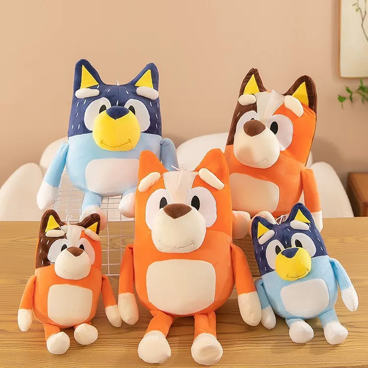 

New Kawaii 35/40/50cm Cartoon Bluey Family Cartoon Plush Toy Doll Bingo Doll Girl Birthday Gift Christmas Gift