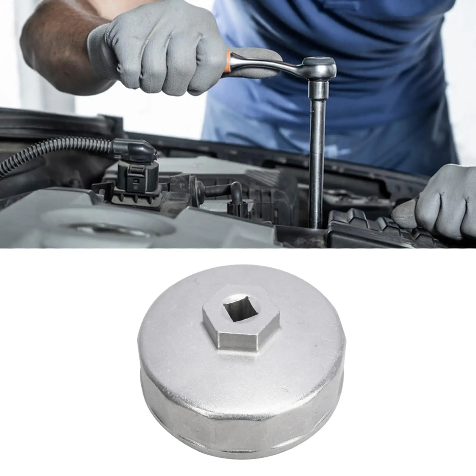 

Oil Filter Wrench Lightweight Car Repair Gadgets Portable Easy to Use High Performance Automobile Accessories for Truck Multiuse
