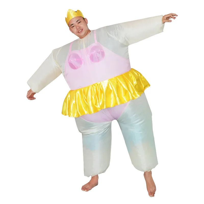 Funny Cute ballet inflatable costume holiday party outdoor funny stage performance Halloween props