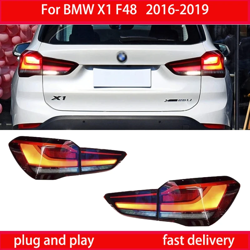 

Для BMW X1 2016-2019 F48 F49 Автомобильные задние фонари в сборе, обновленный стиль, светодиодный мигающий сигнальный светильник, инструменты, аксессуары