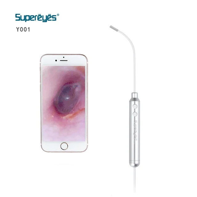 Supereyes Y001 Mini 4mm Diameter Waterproof Flexible Portable USB Endoscope Camera Borescope Digital Otoscope with LED