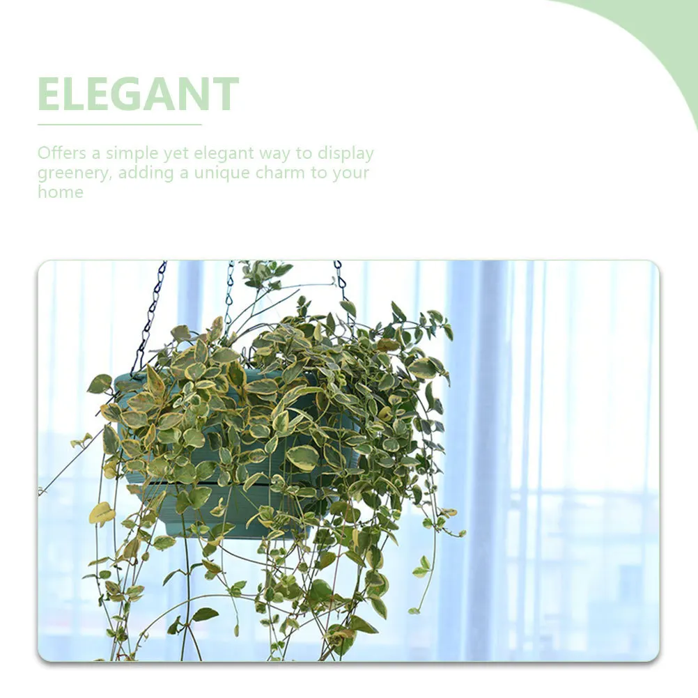 

2 Pcs Hanging Planter Chlorophytum Pot Pots for Indoor Plants Flowerpot Plastic