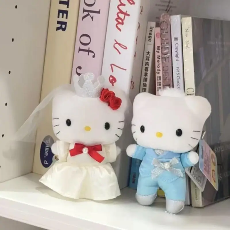 

Плюшевый брелок-подвеска Sanrio Hello Kitty и Даниэль, 10 см, серия «Средневековая пара в свадебных платьях», с наполнителем из ПП хлопка, для школьной сумки девочки
