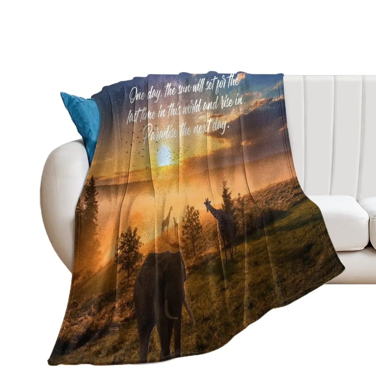 

Sunrise In Paradise Throw Blanket Designers Furry Blankets