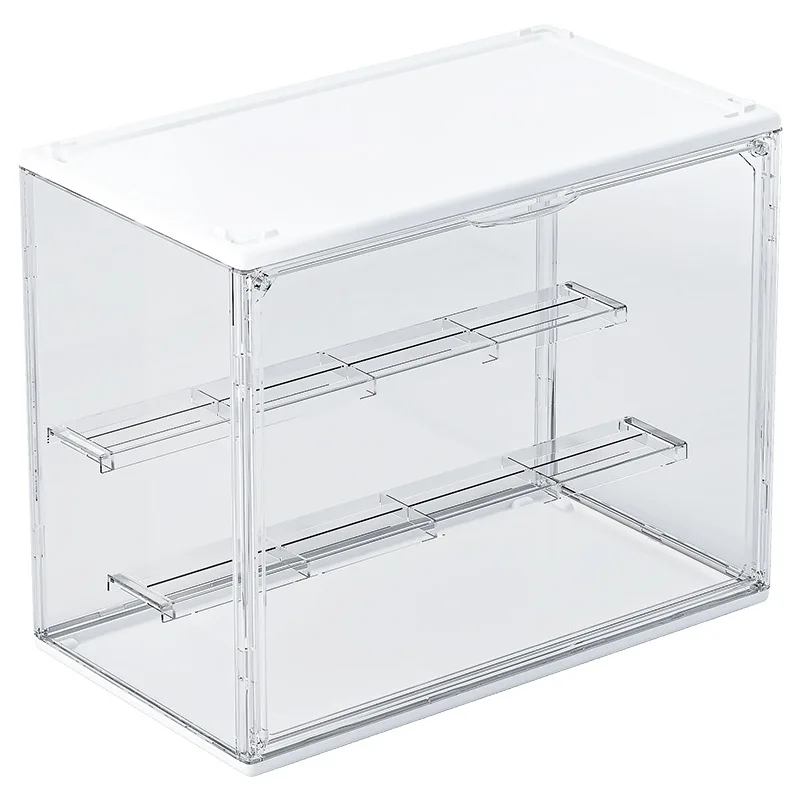 Acrylic Showcase for Collectible Figures and Blind Box Toys, Clear Display Stand for LEGO and Bubblegum Pop Mart