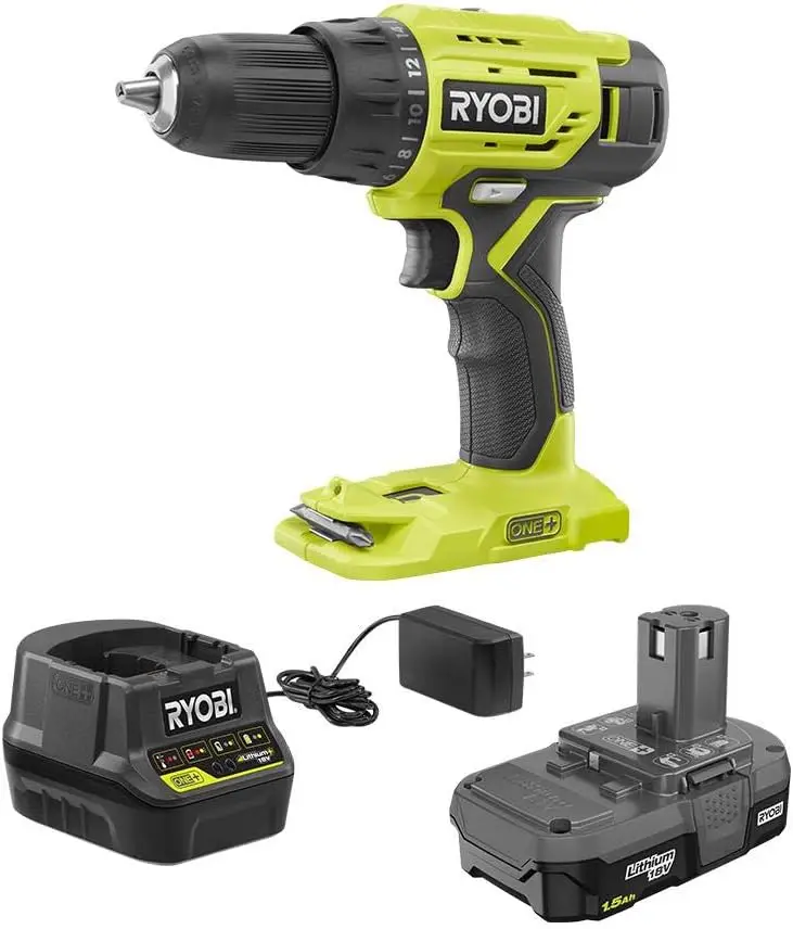 P215K 18-Volt One+ Lithium-Ion Cordless 1/2 In. Drill/Driver Kit With (1) 1.5 Ah Battery And 18-Volt Charger