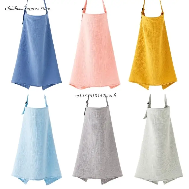 Soft Privacy Nursing Cover Newborns Feeding Blanket Apron with Storage Bag Dropship