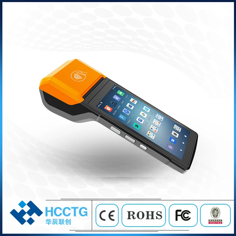 

Mobile Touch Screen Handheld Pos Thermal Receipt Printer bluetooth WIFI barcode Point Of Sale System (R330C)