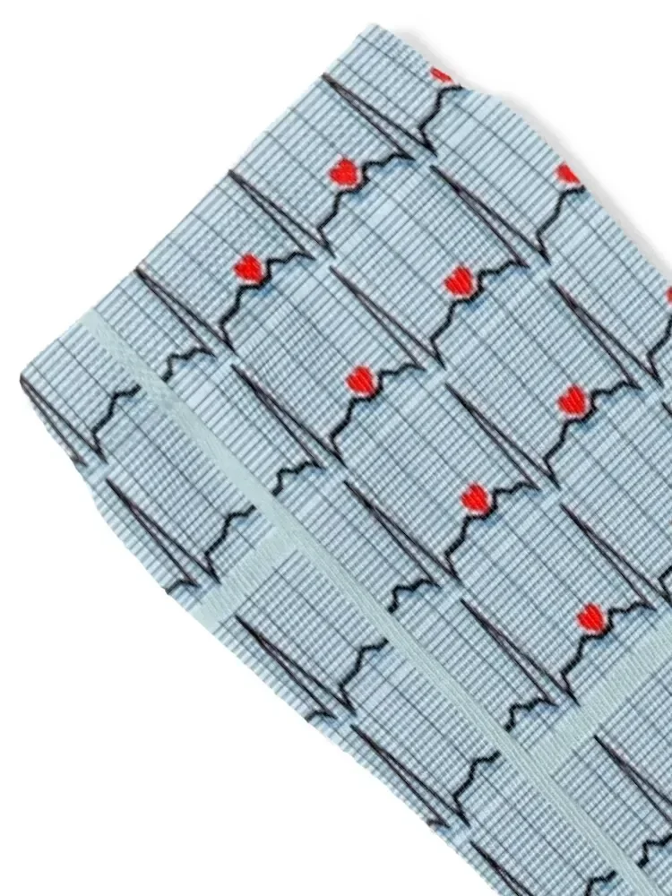 EKG Cardiac Rhythm Strips Socks kids Men's essential sports and leisure Luxury Woman Socks Men's