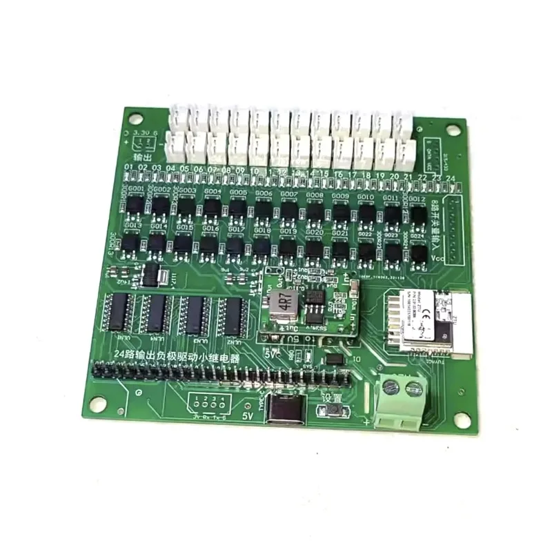 24-Kanal WiFi Zigbee Fernbedienungs-Schaltplatine 7-27V DC Smart Home Interlock-Modul mit 433MHz Kompatibilität
