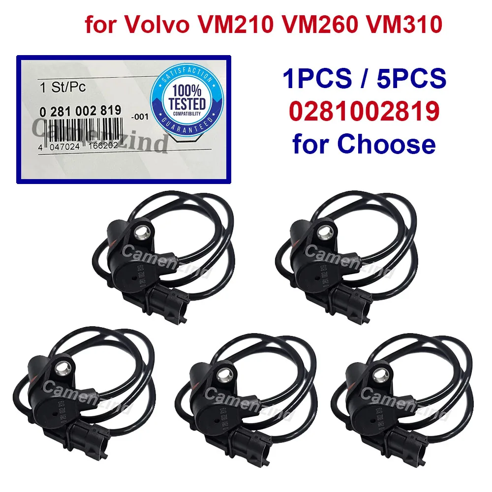 Sensor de Pulso do Virabrequim 0281002819 Sensor de posição do virabrequim para Volvo VM210 VM260 VM310 61200670034 281002819 0 281 002 819 9