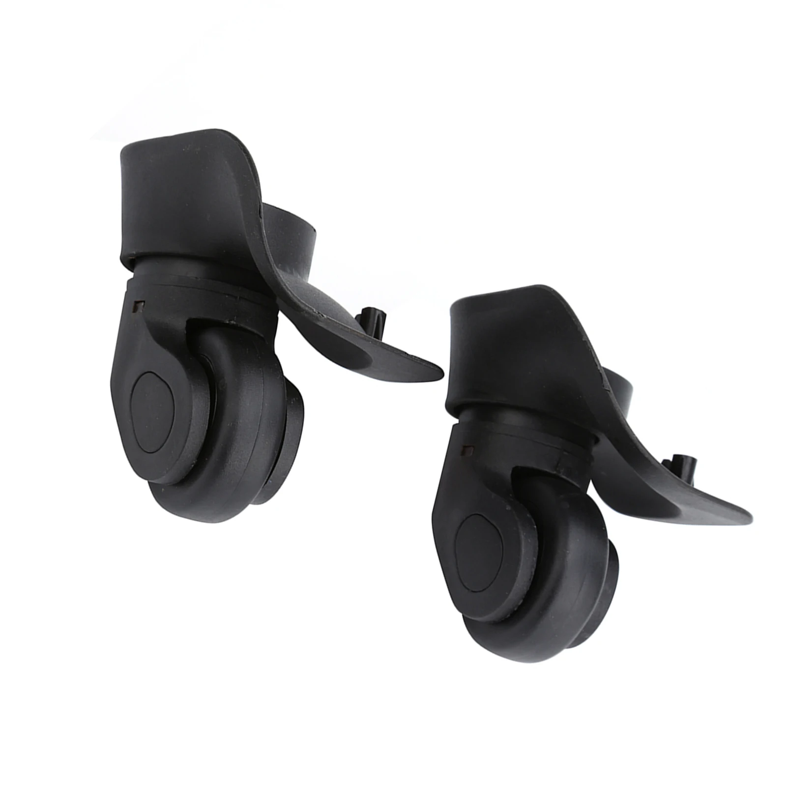 수하물 바퀴 2개/세트 PVC 수하물 바퀴 교체용 싱글 롤러 여행가방 교체용 바퀴 수하물 액세서리