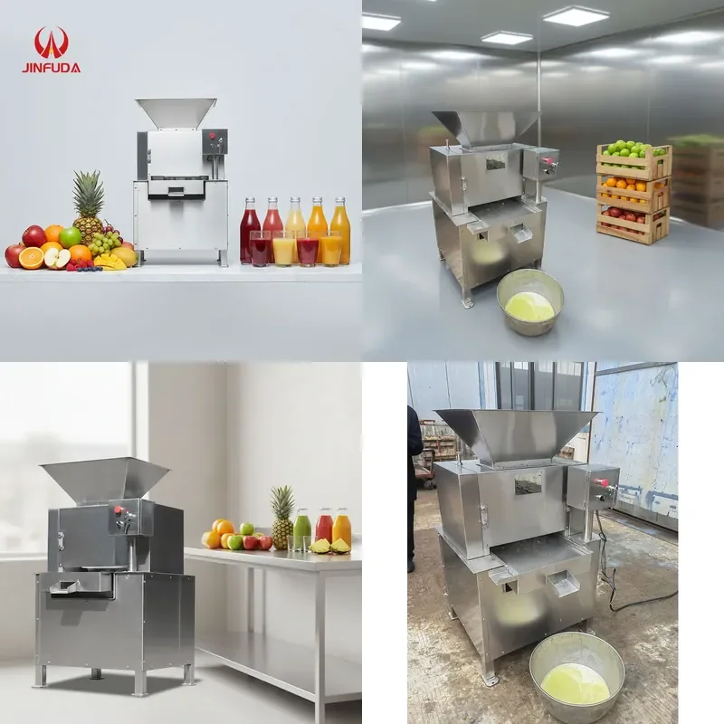 for Jam Raw Material Production Automatic Stainless Steel Industrial Puree Screw Juicer