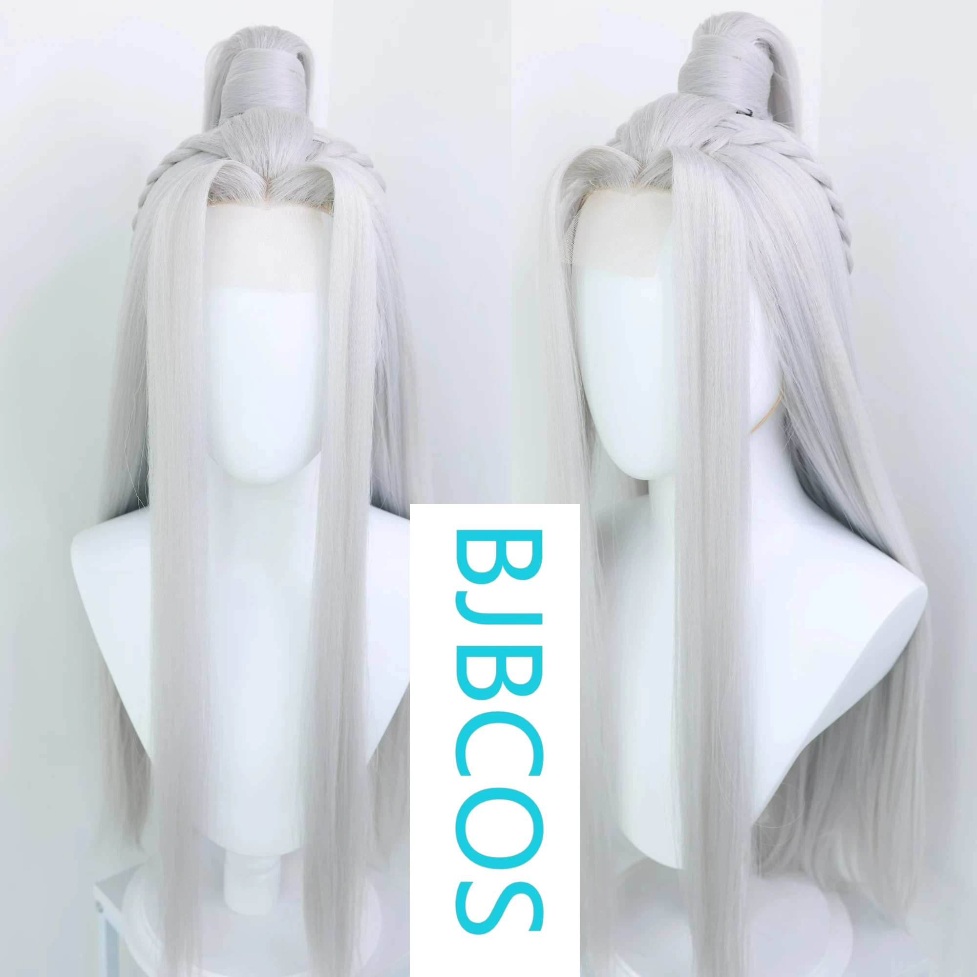 

[Styled Wig]Ashes of the Kingdom‌ Silver white Lace Front Wig COS Ganji wig set with other characters in the picture