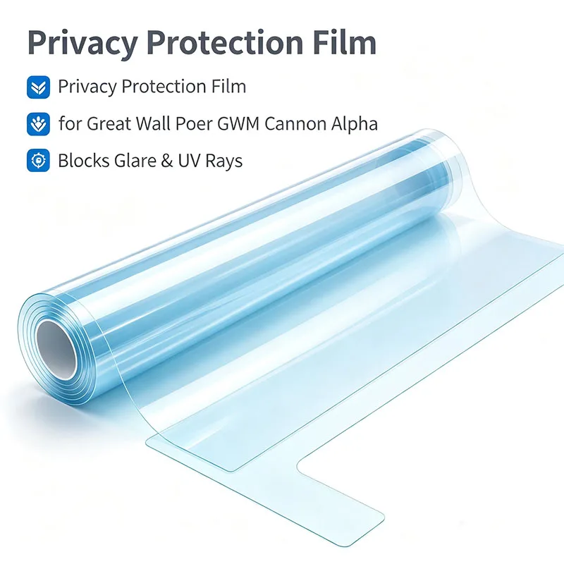 Front Windshield Solar Film For Great Wall Poer GWM Cannon Alpha 2023-2027 UV Heat Window Tint Car Glass Protection Accessories