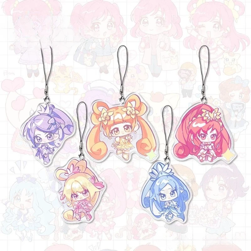 Accesorios de Anime, Figura de Akechi Anna, Colgante Acrílico, Figura de Mori Aruru, Colgante Bonito, Kobayashi Mikuru, Decoración, Colección, Juguete