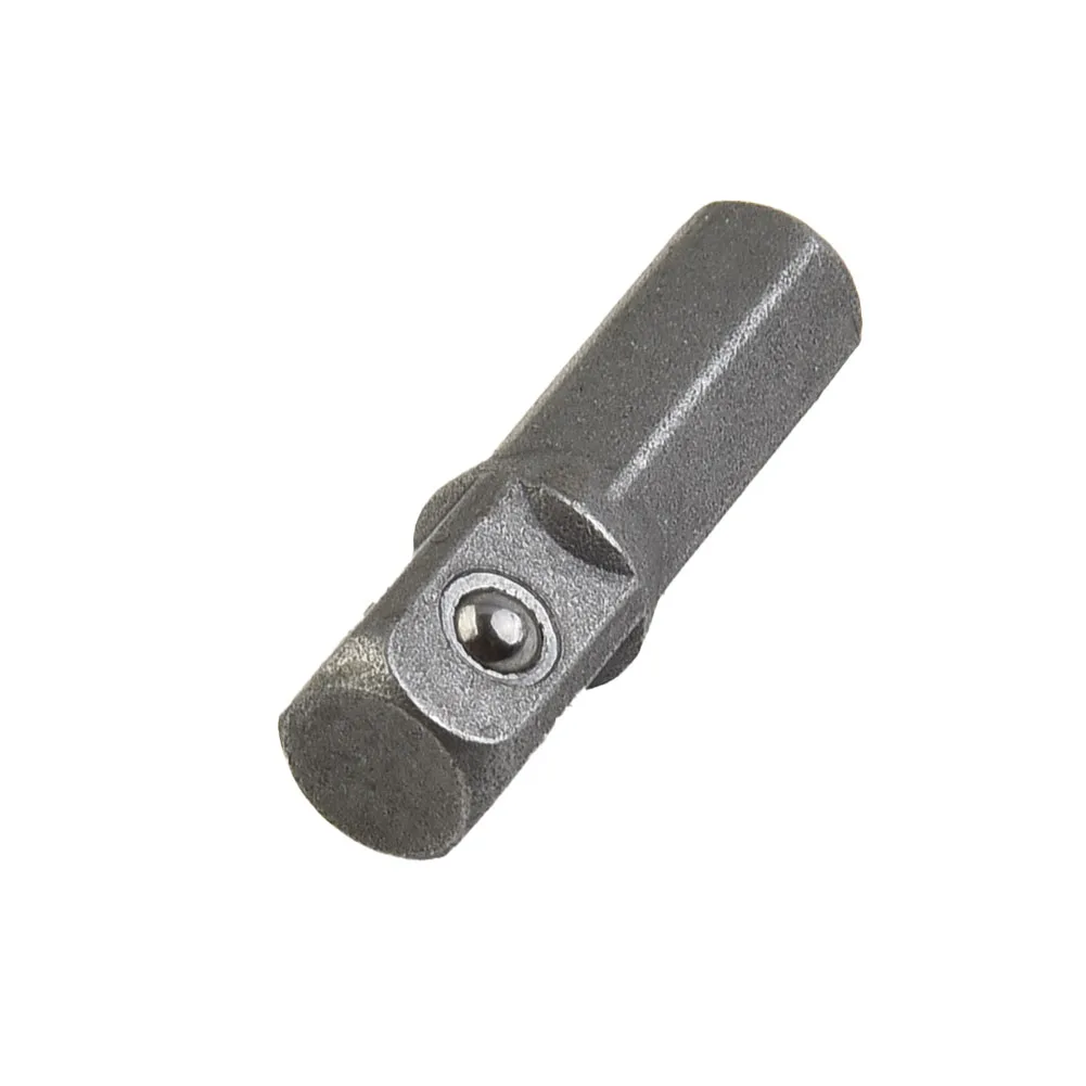 1/4\" Square Drive To 1/4\" Hex Shank Impacts Socket+1/4 Drill Socket Adapter Holder Socket Conversion Adapter Tool
