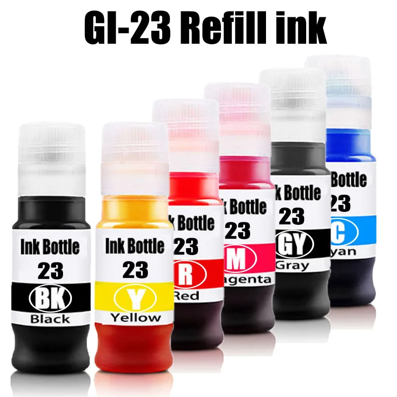 

Чернила для принтера Canon PIXMA G620, совместимые с GI-13, GI-23, GI-33, GI-43, GI-53, GI-63, GI-73, GI-83.