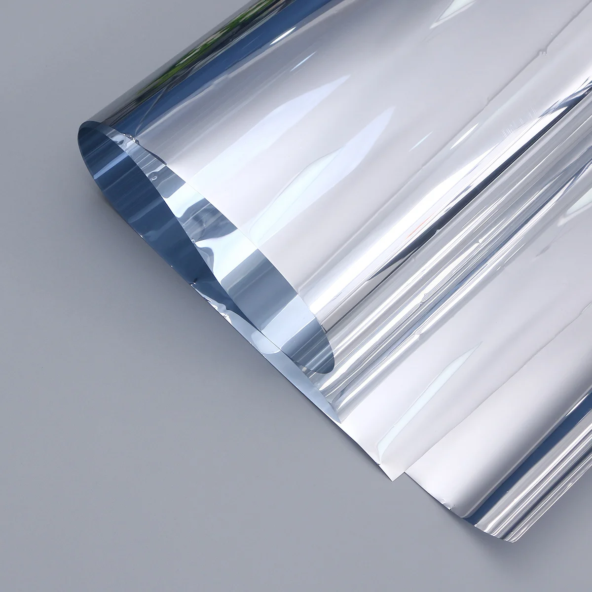 Película de ventana de Control Solar gris plateado, 40cm X 200cm, pegatina de ventana de aislamiento térmico para oficina, hogar, reducción de brillo Uv