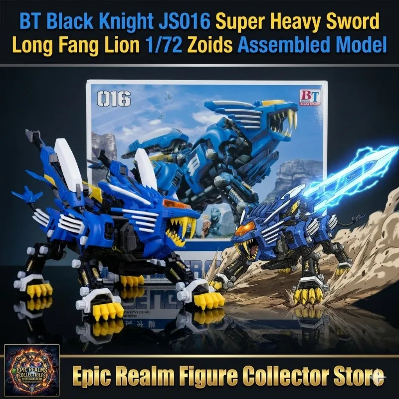 

Brand new in stock BT Black Knight JS016 1/72 Scale Super Heavy Sword Mecha Lion Assembly Model Kit Action Figure