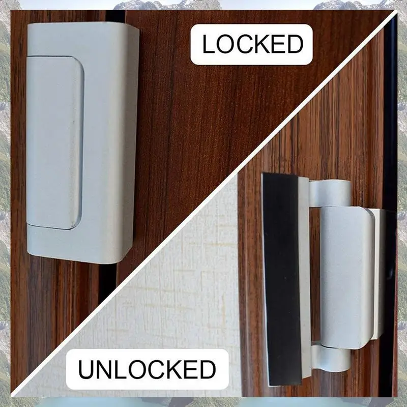 

N75R-Home Door Lock Security Door Reinforcement Lock For Front Door, , Apartment, Bedroom, Garage