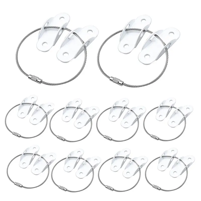 Ancrages de meubles en métal Anti-basculement pour bébé, sangles de meubles pour enfants, pour armoire, armoire, tiroirs, commode, AEE4-10 pièces