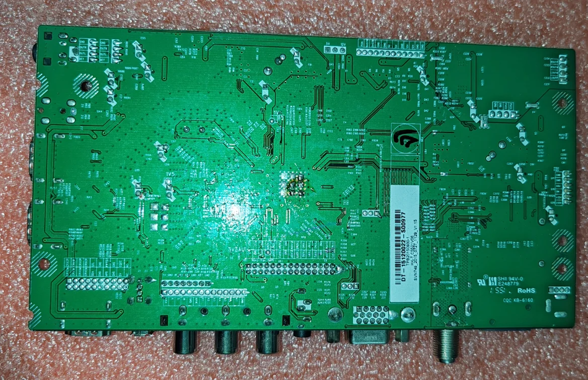 HK-T.CS5521V06 La scheda madre TV LED è stata testata e fotografata