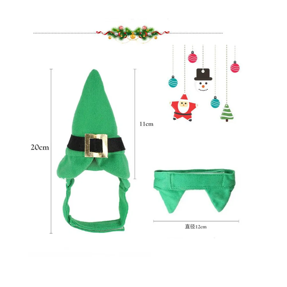Conjunto de disfraz del Día de San Patricio para mascotas, diadema de algodón de alta calidad para perros, Kit de cinturón, traje de fiesta verde, conjunto de disfraz del Día de San Patricio para mascotas