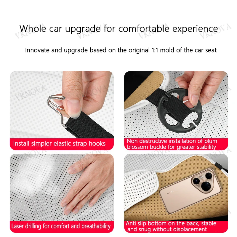 For New Tesla Model Y Juniper 3 Highland 2025 2026 Car Seat Cover Nappa Leather & 8 Grade Anti Fouling Wholesale Price Interior