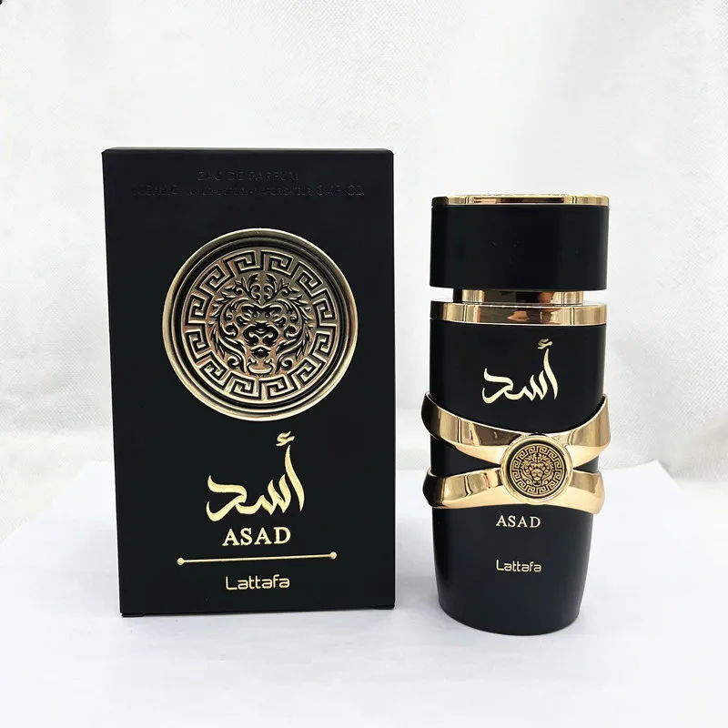 

Lattafa Asad Lattafa - Perfume unisex para hombre y mujer 100 ml