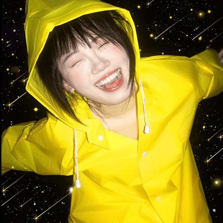 Bright Yellow Long Raincoat Outdoor Travel Portable Adult Full Body Waterproof Single Person Mountain Climbing Jacket