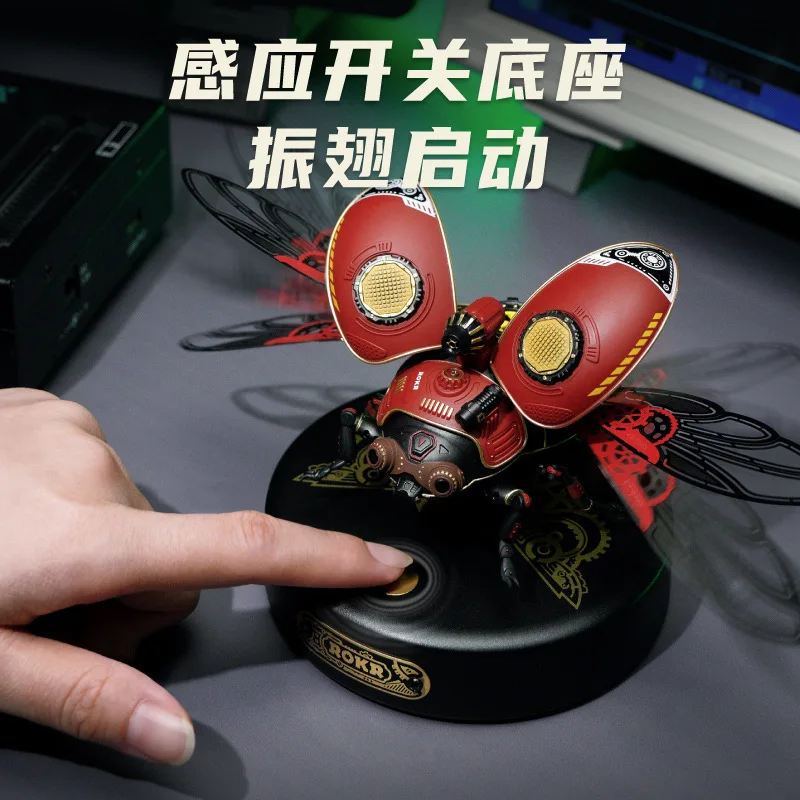 

DIY Handmade 3D Metal Reconnaissance Beetle Assembly Model Decompression Mechanical Toy