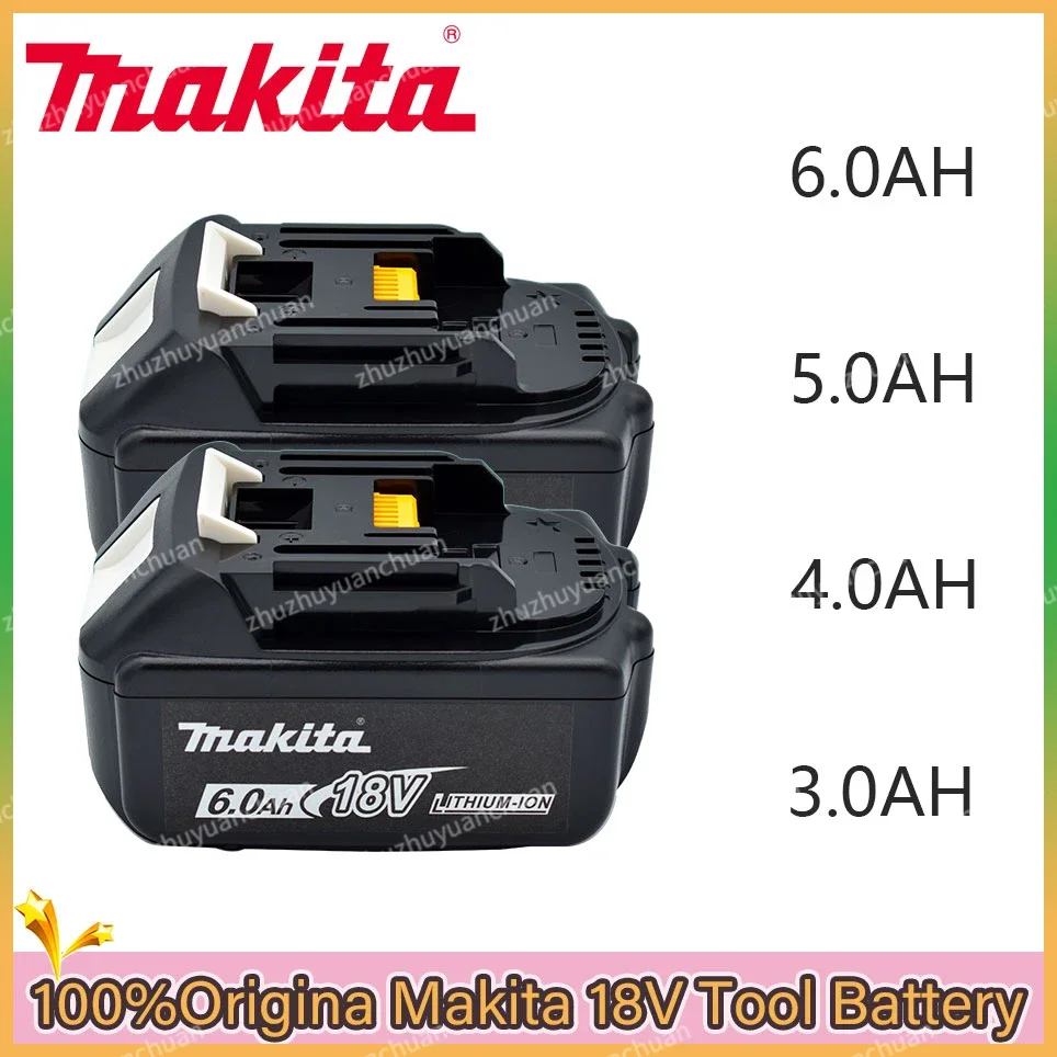 

18V 6.0Ah 5.0Ah Makita With LED lithium ion replacement LXT BL1860B BL1860 BL1850original Makita rechargeable power tool battery