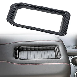 For Chevrolet Suburban/Tahoe 2021 2022 2023 Car Accessories ABS Plastic Carbon Central Armrest Box Bowl Cover For GMC Yukon XL