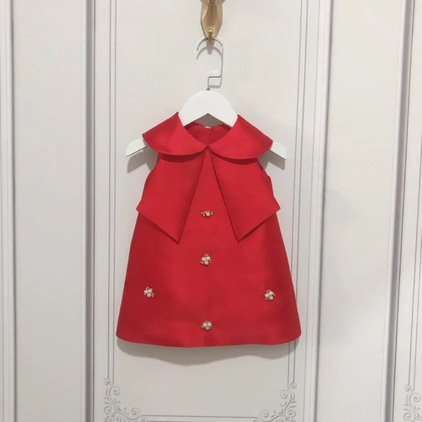 Sommer-Blumenmädchenkleider Kinder Geburtstag Taufe Partykleider A1339 Vestidos Mädchen Ausverkauf Kleidung – Detail 10